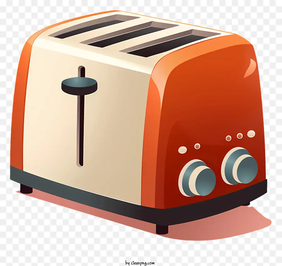Toaster，Четыре кусочка хлеба PNG