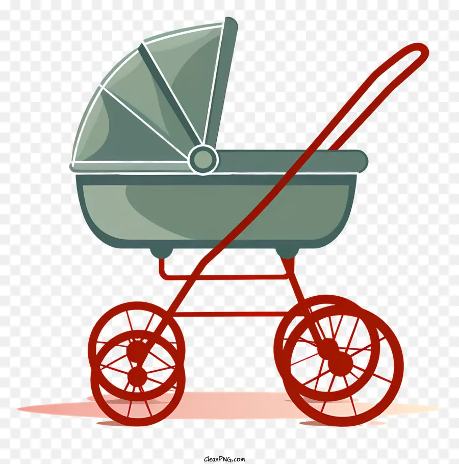 детские коляски，серый цвет PNG