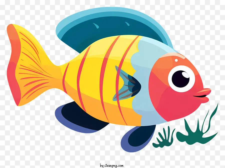 красочная рыба，экзотическая рыба PNG
