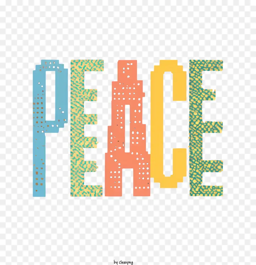 Peace，пиксель арт PNG