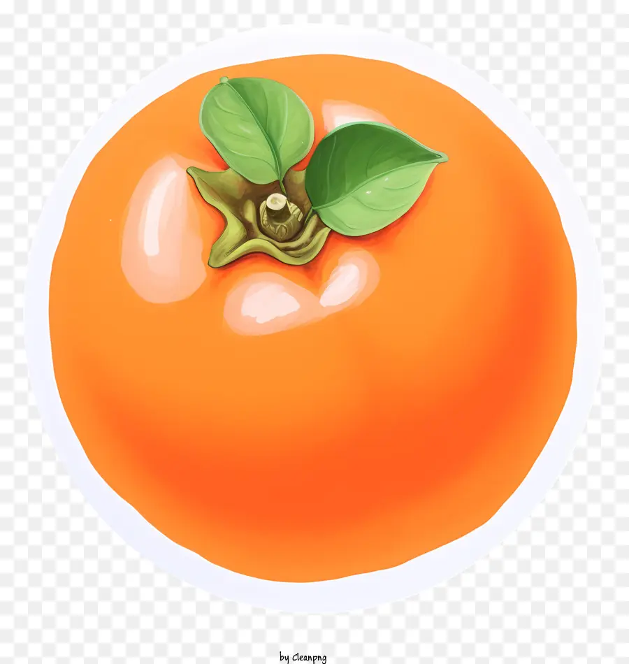 спелый апельсин，малый лист PNG