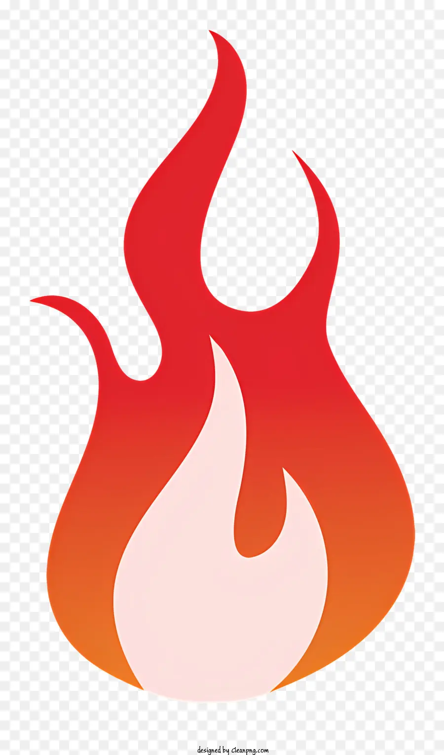 Символ огня，круговая форма PNG