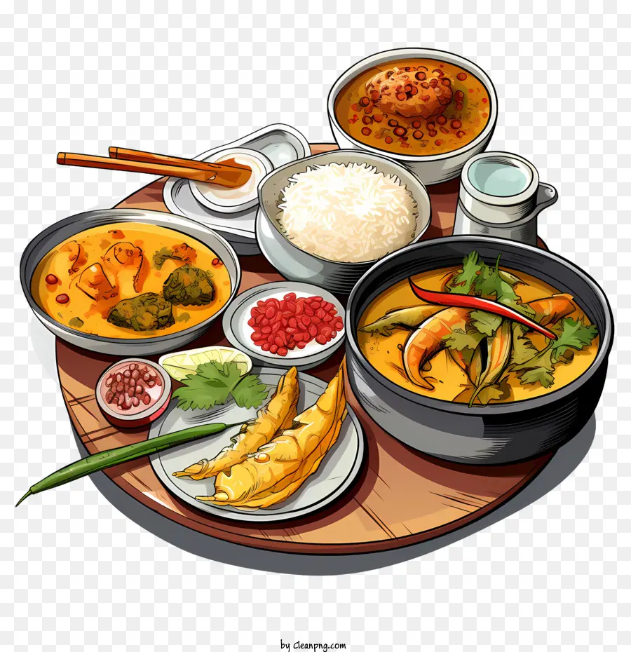 Бенгальский кухни，Суп PNG