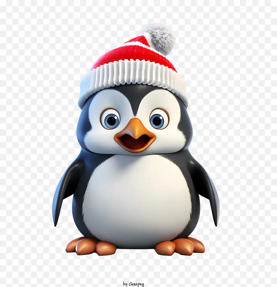 Рождество пингвин，милые PNG
