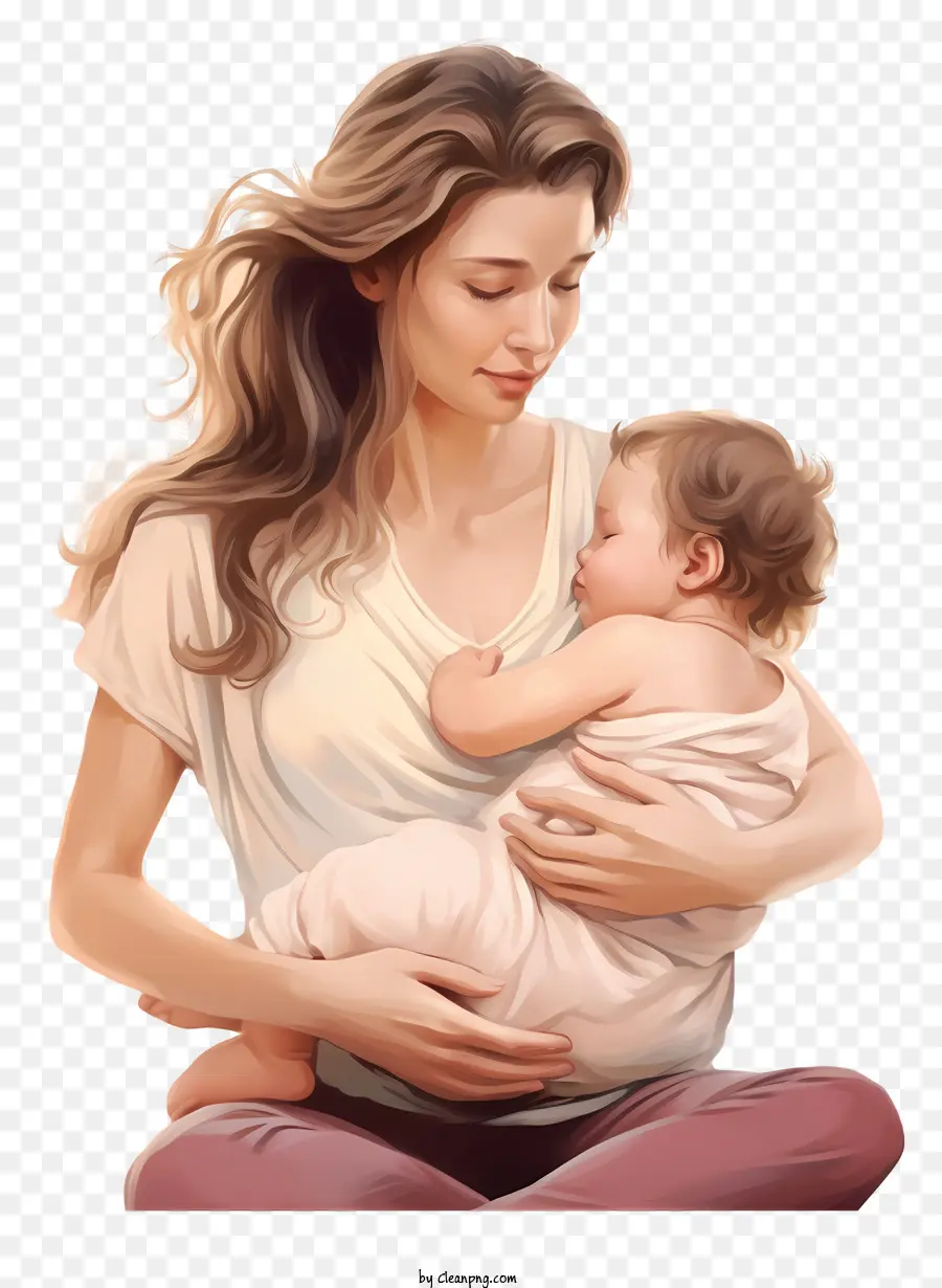 мать и ребенок，Фотография новорожденного PNG