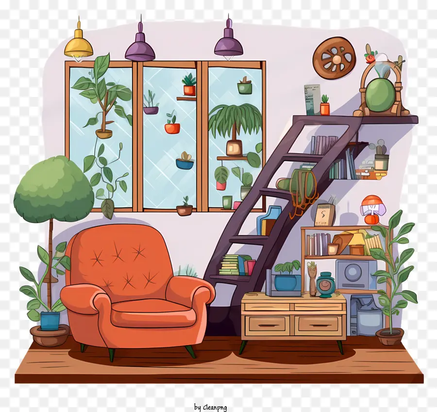 Идеи декора комнаты，крытый садоводства PNG