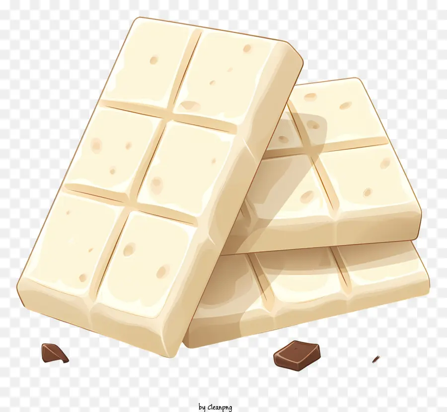 белый шоколад，шоколадные плитки PNG