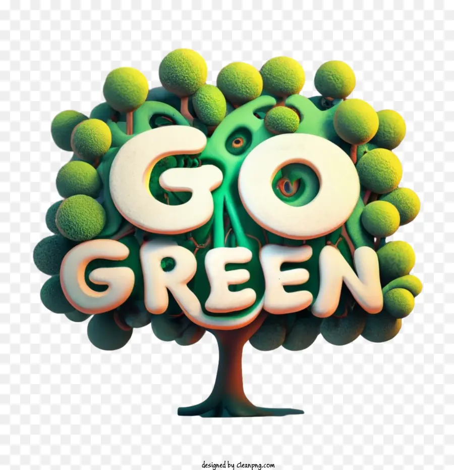 Go Green， PNG