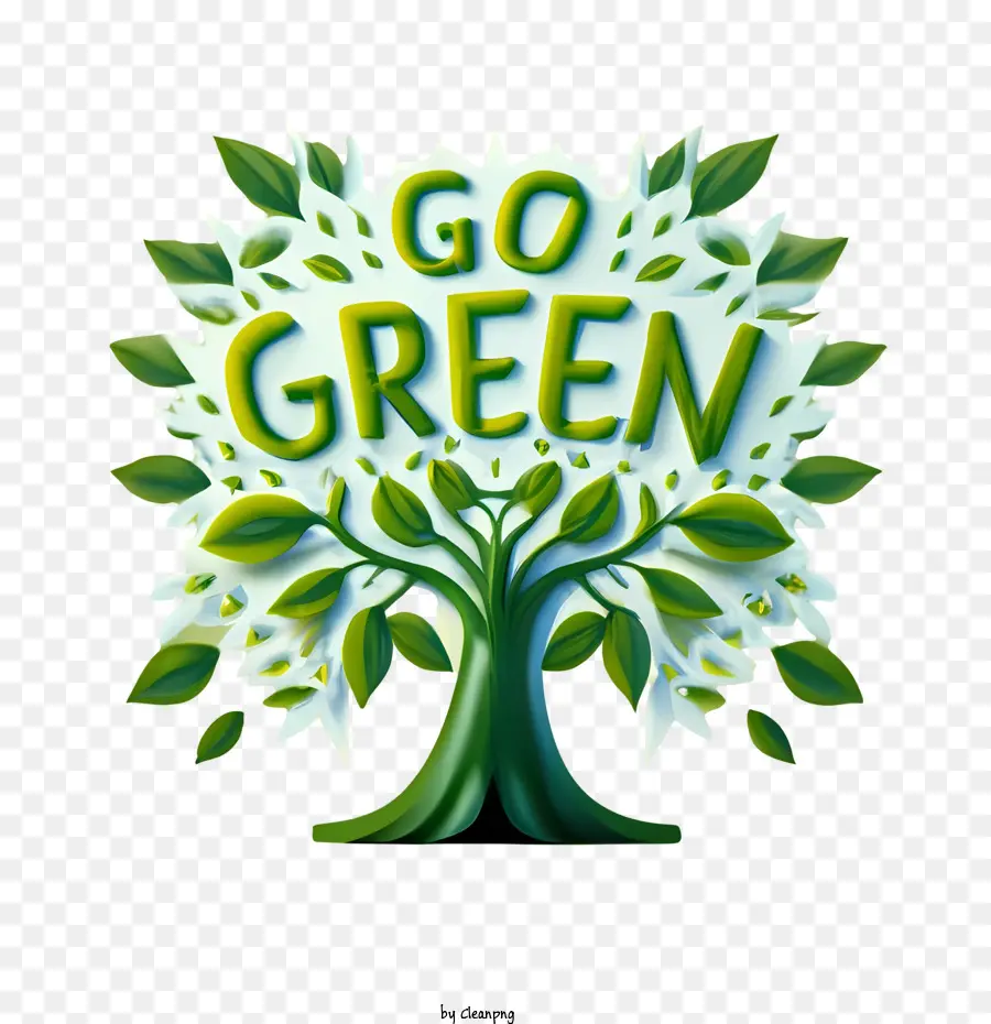 Go Green，ЭКО PNG