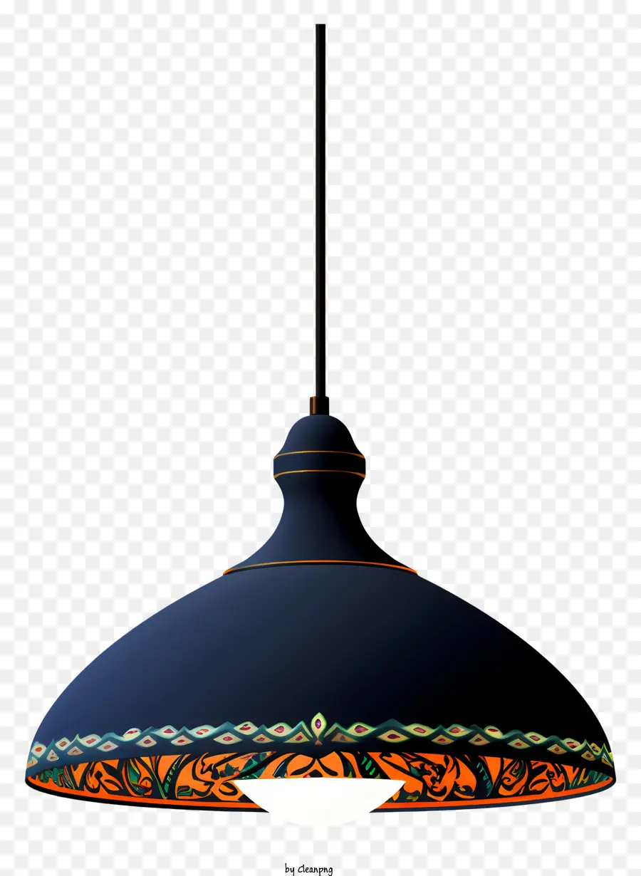 подвесной светильник，черный светильник PNG