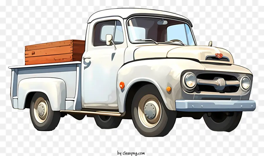 Классический грузовик，Винтажный грузовик PNG