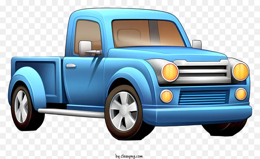 мультфильм грузовик，синий грузовик PNG