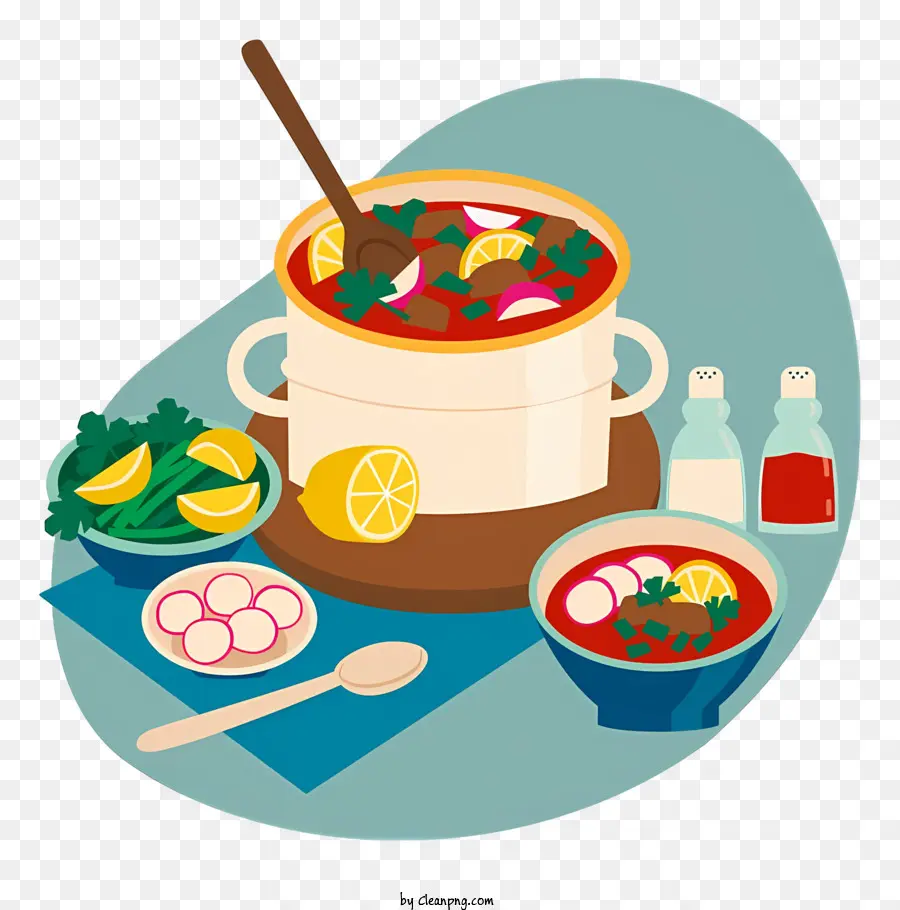 Рецепт Супа，Овощной суп PNG
