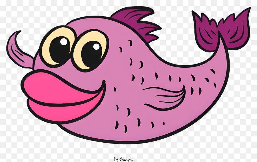 фиолетовый рыба，Длинная рыба носа PNG