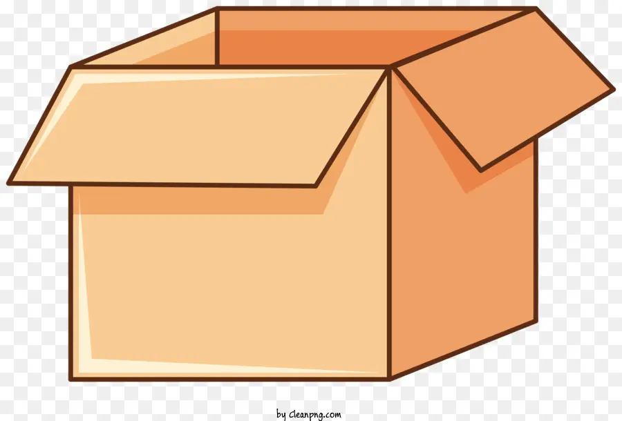 картонная коробка，пустая коробка PNG