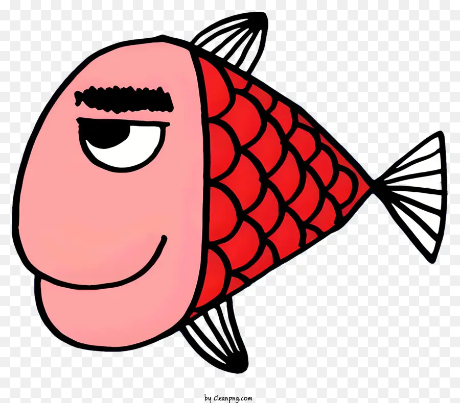 мультфильм рыбы，большие глаза PNG