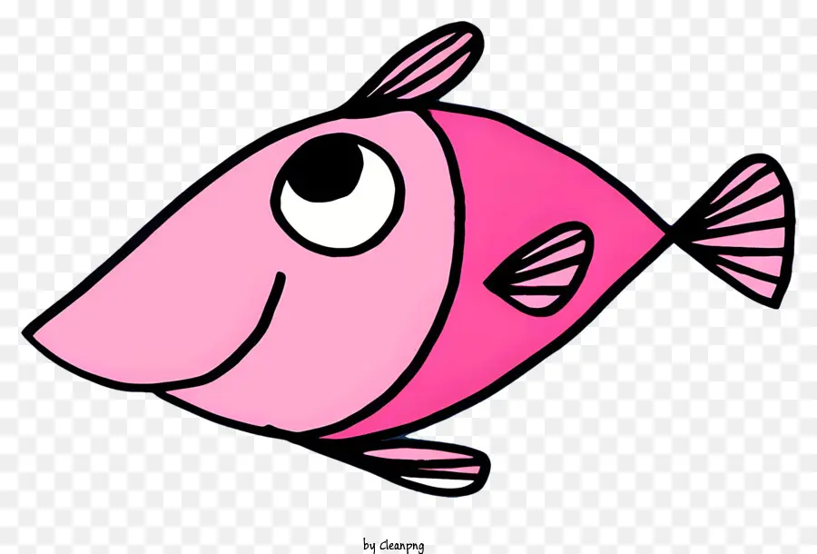 розовый рыба，Улыбающаяся рыба PNG