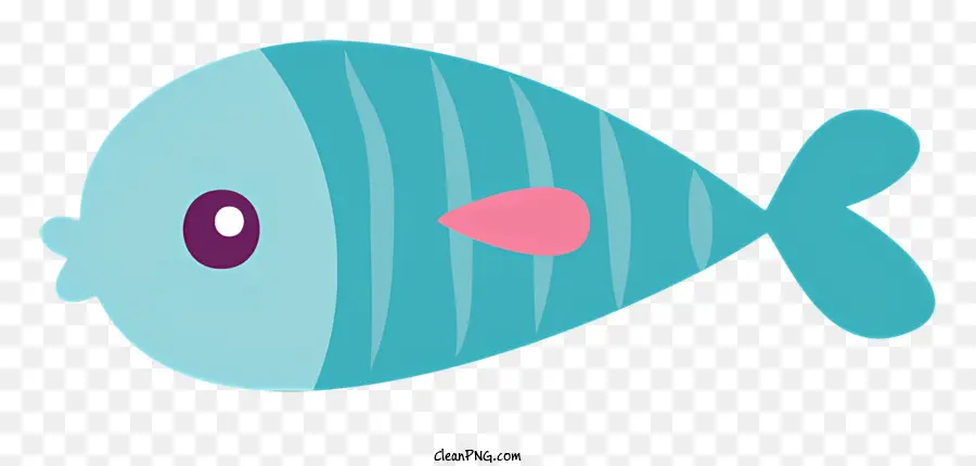 мультфильм рыбы，розовое сердце PNG