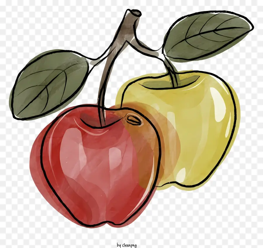 Яблоки，красное яблоко PNG