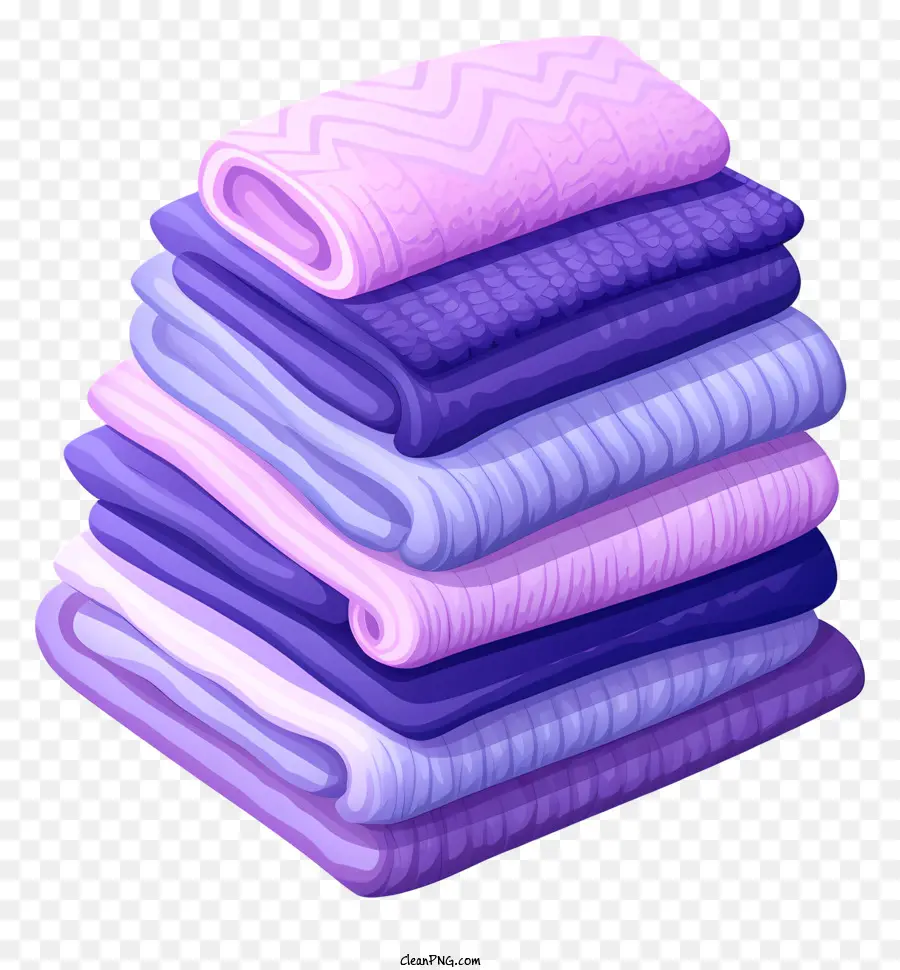 фиолетовые полотенца，Розовые полотенца PNG