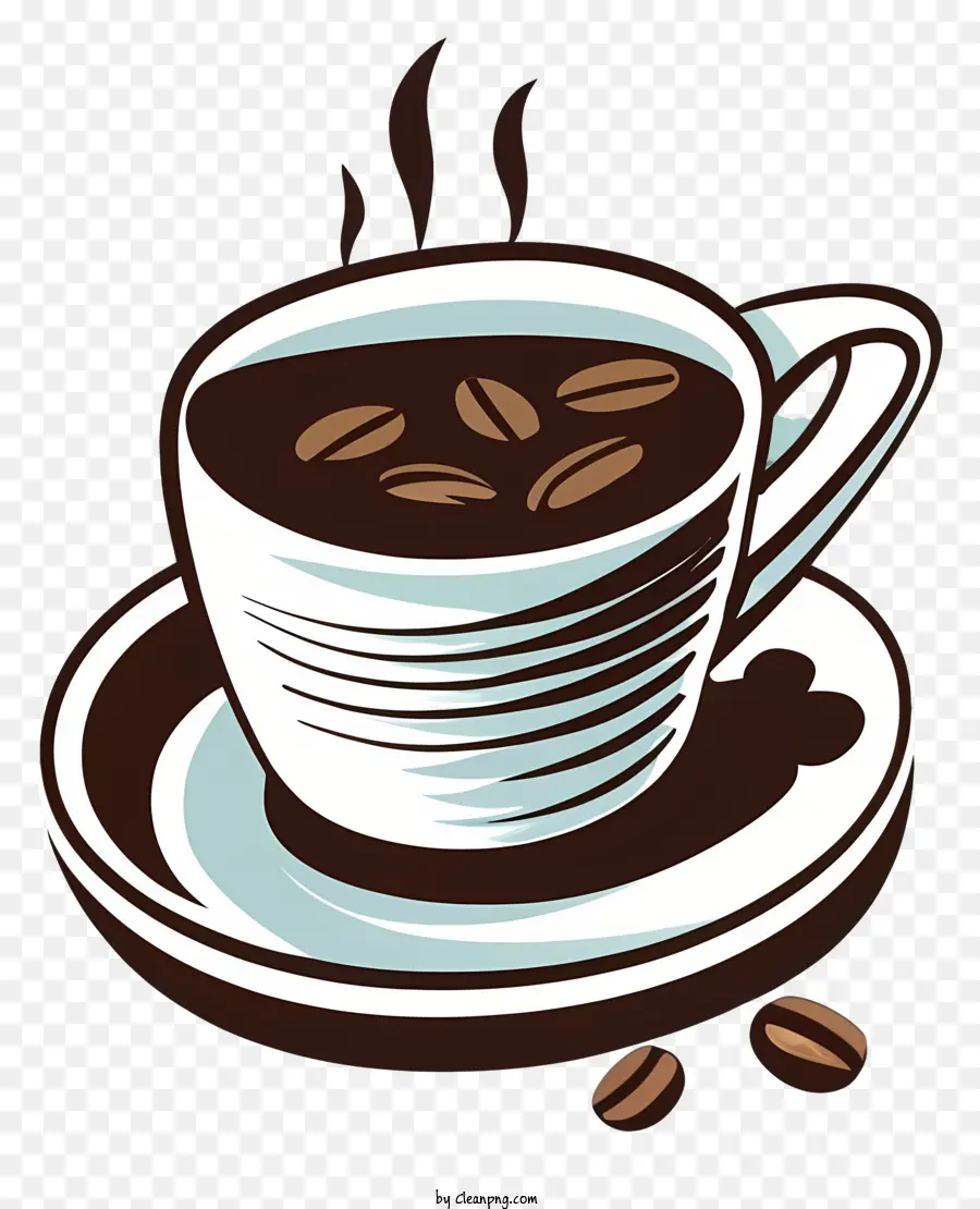 Чашка кофе，Ложка PNG