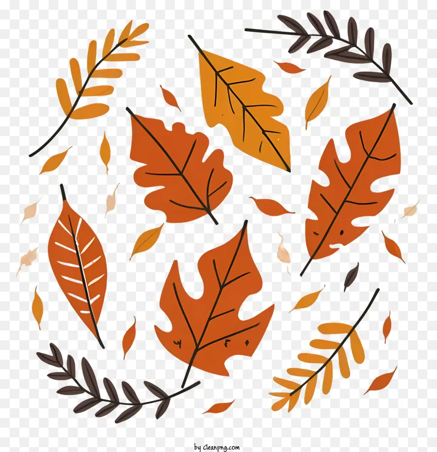 Осенние Листья，осенние листья PNG
