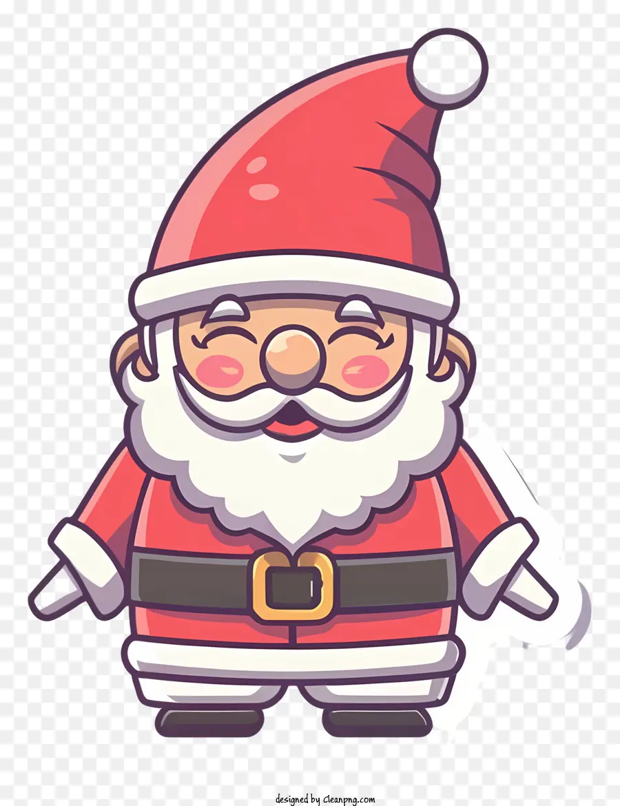Санта Клаус，красный костюм PNG