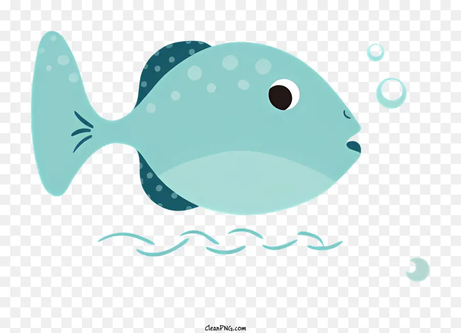 синяя рыба，воды PNG