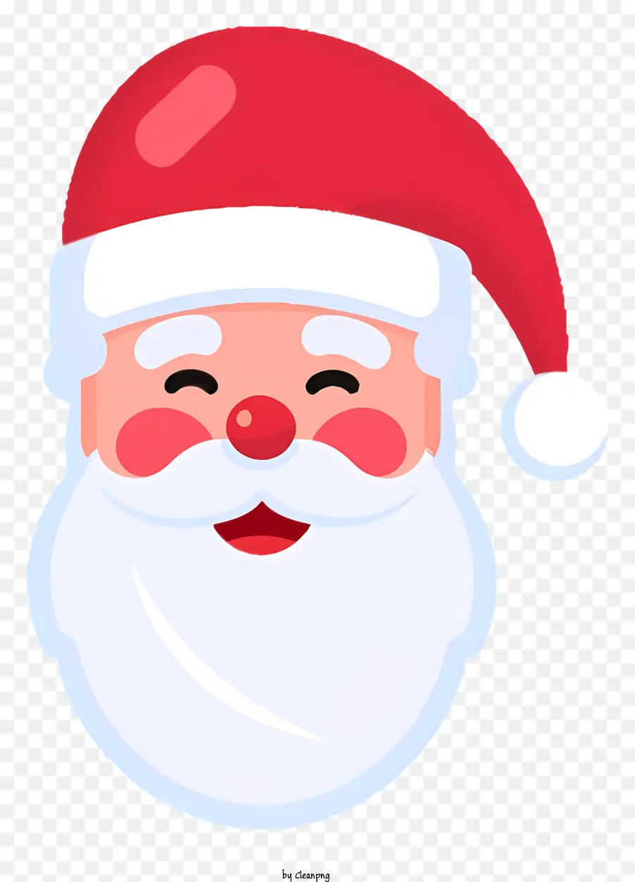 Санта Клаус，Красный нос PNG