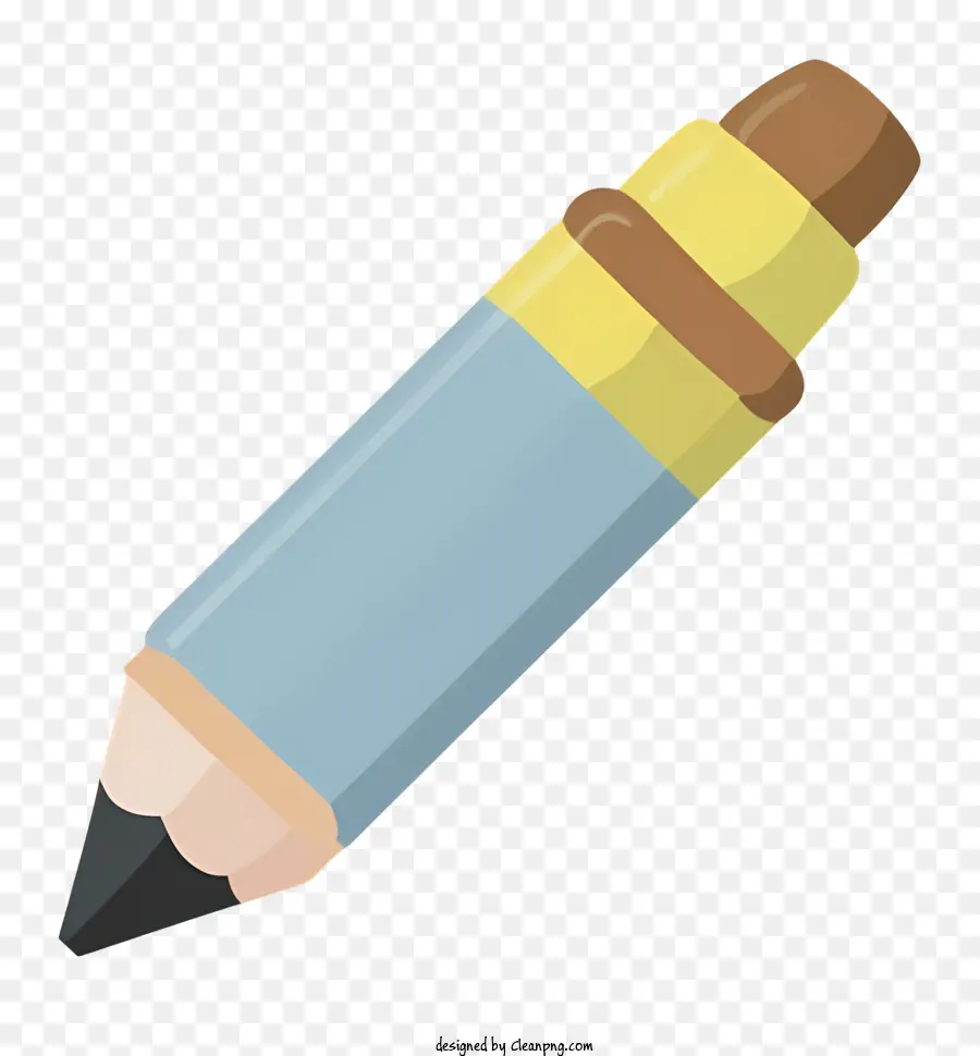 рисунок карандашом，Желтый ластик PNG