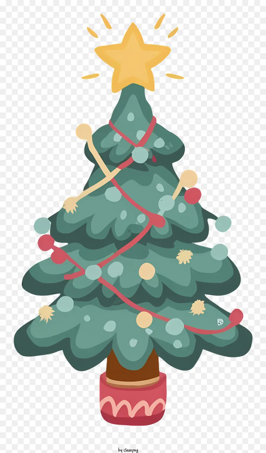 Рождественская елка，Christmas Decorations PNG