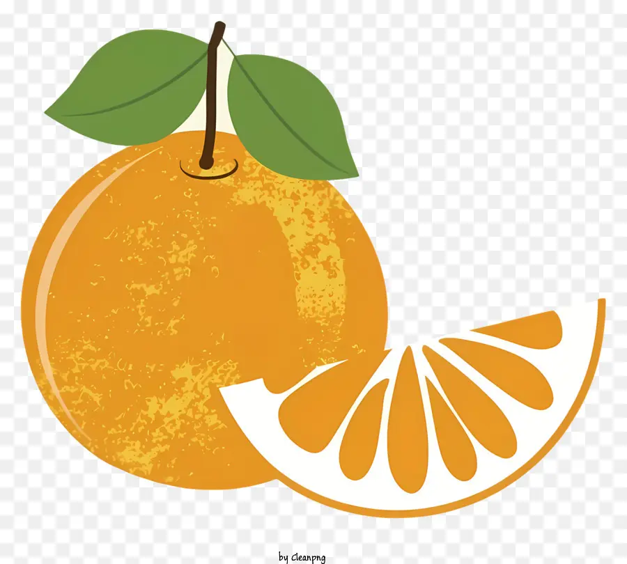оранжевый，нарезанный апельсин PNG