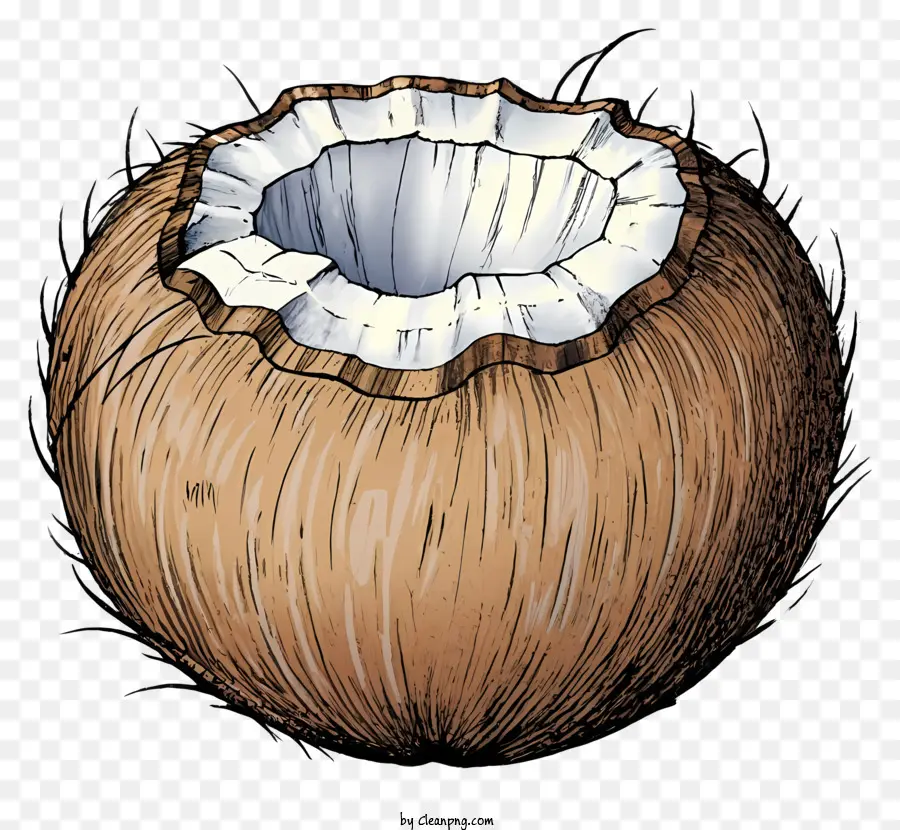 Кокосовое，кокосовая плоть PNG