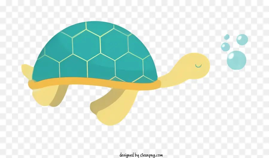 Плавание черепахи，Синяя раковина черепаха PNG
