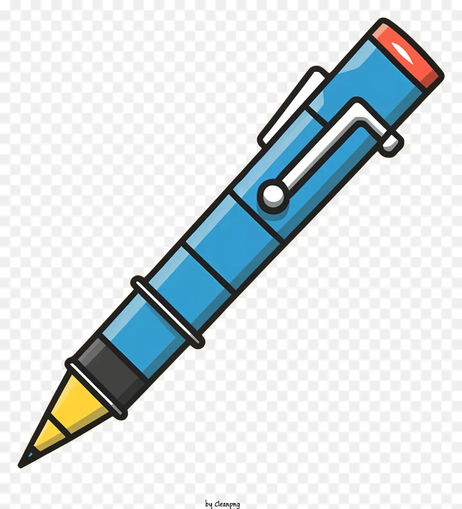 Перьевая ручка，синей ручкой PNG