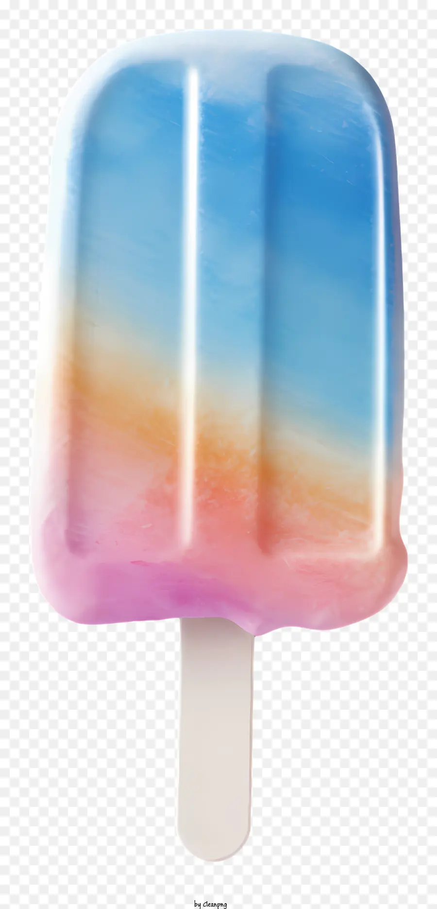 Мороженое，акварельные краски PNG
