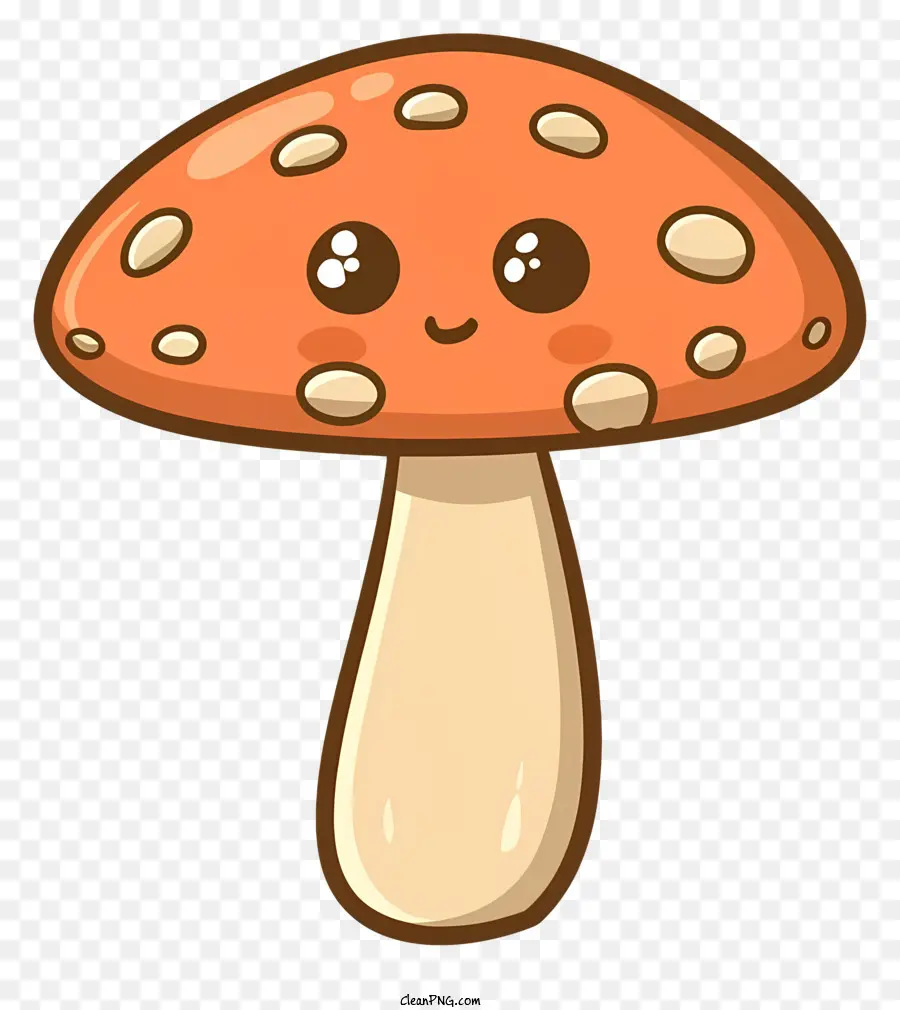 симпатичные гриб，Улыбающийся гриб PNG