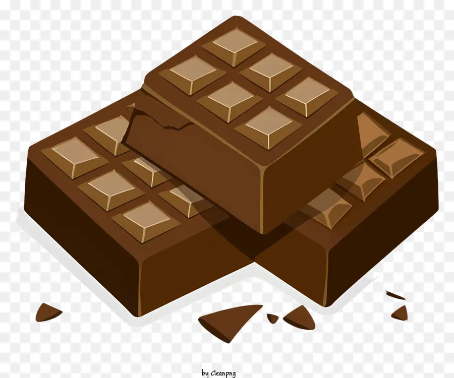 шоколадный батончик，Сломан шоколад PNG