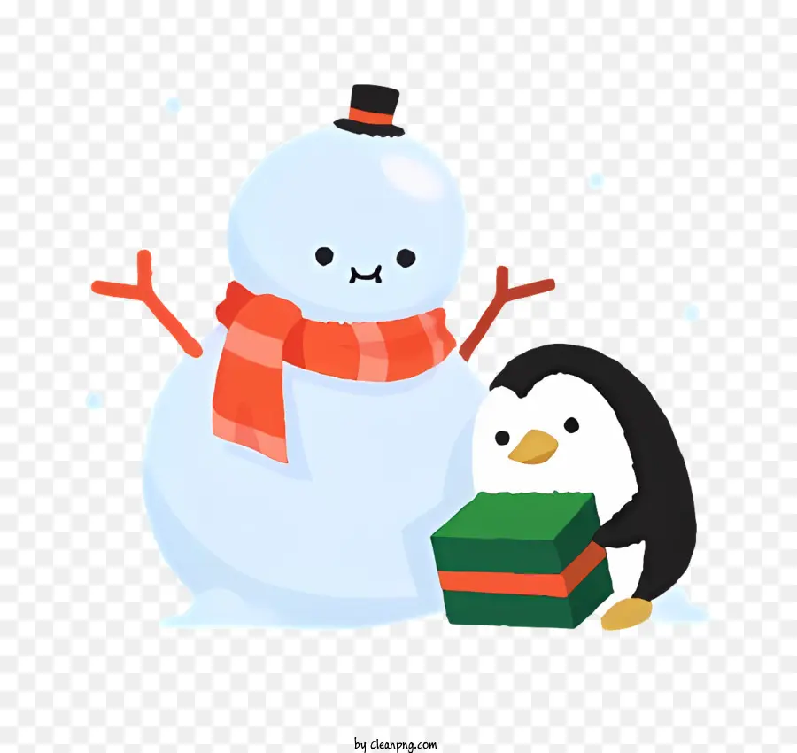 Снеговик，Пингвин PNG