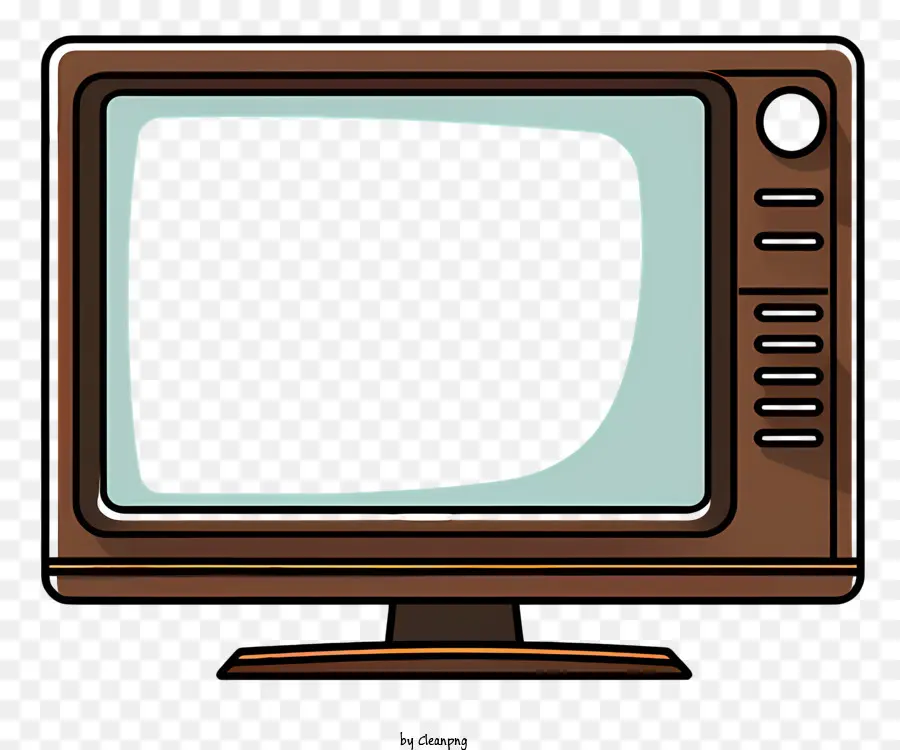 телевизор，коричневый телевизор PNG