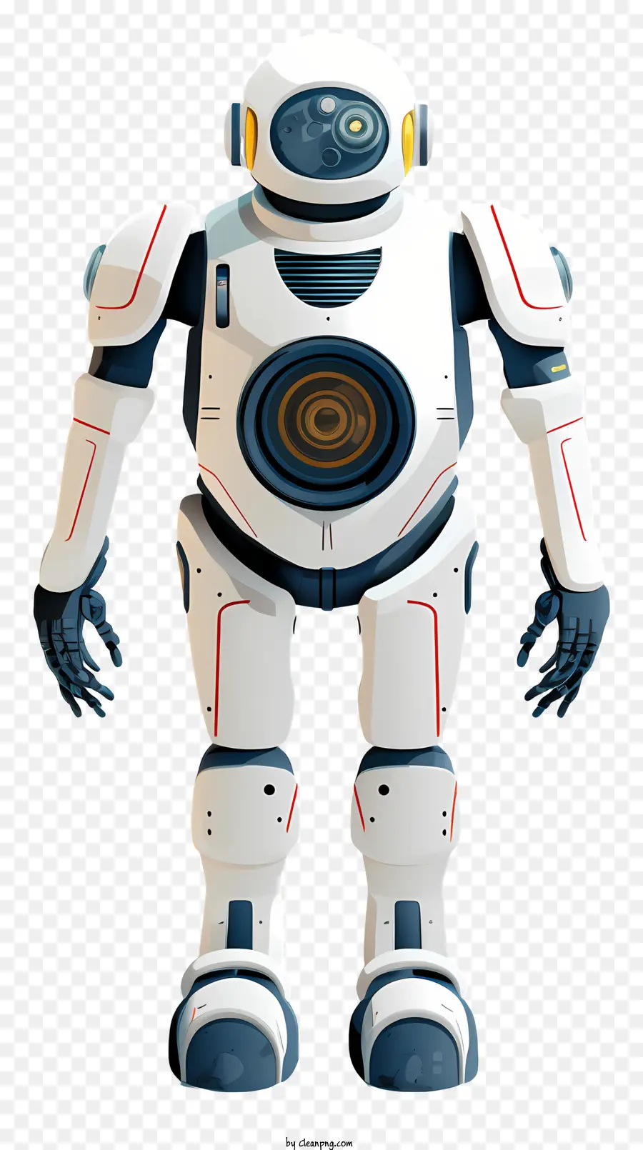 робот，Белый робот PNG