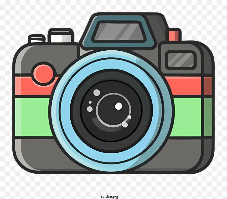 цифровой фотоаппарат，круглый объектив PNG