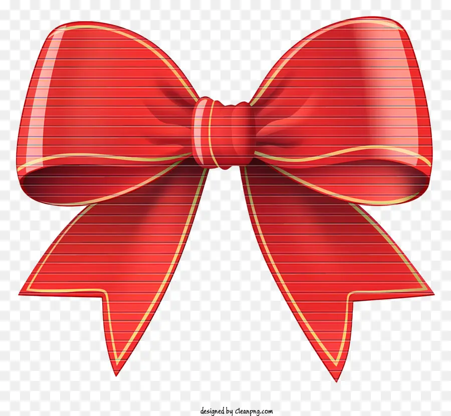 Red Bow，Золотая бабочка PNG
