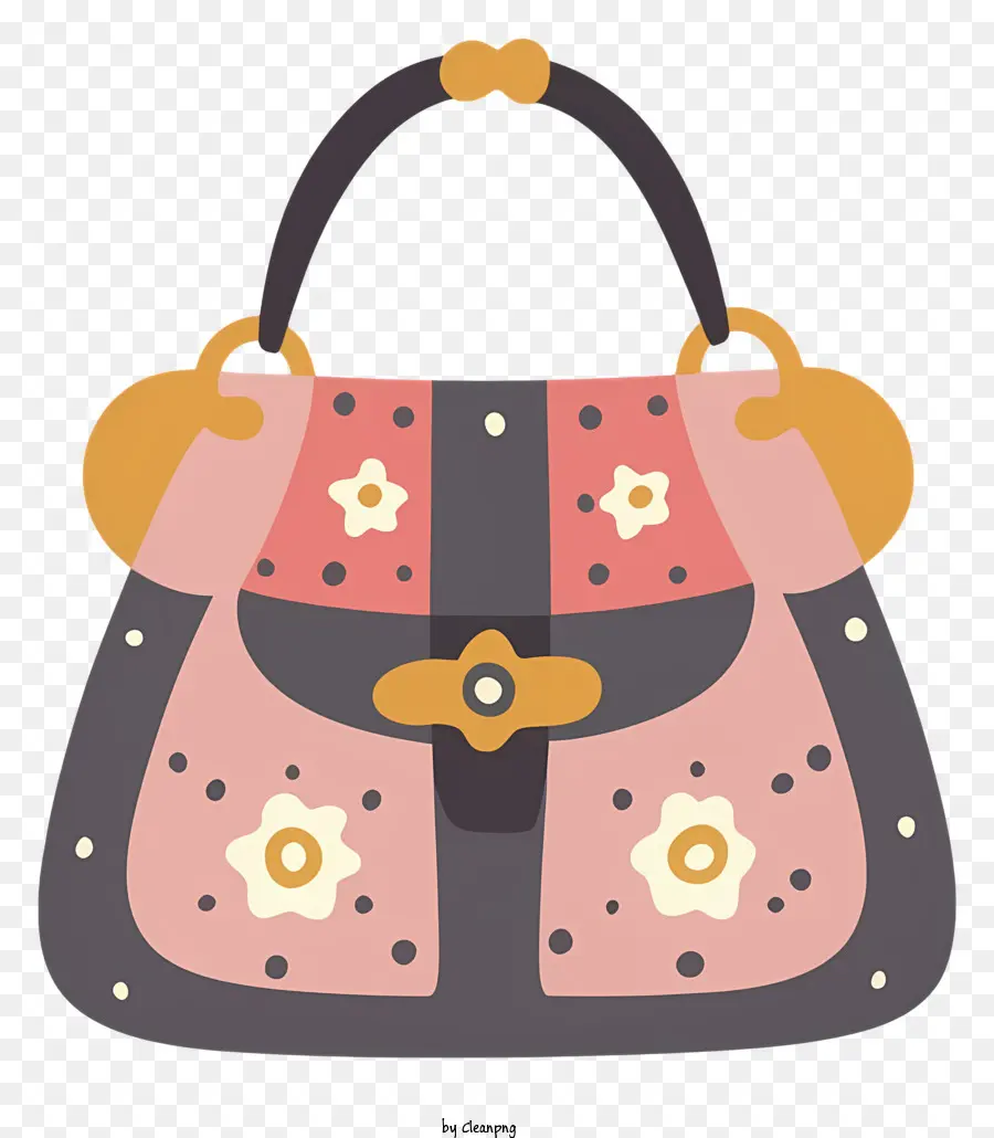 сумочка，цветочный дизайн PNG