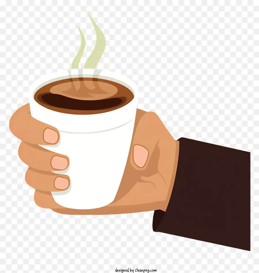 Cup Of Coffee，Пар выходит PNG