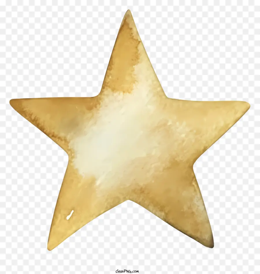 Golden Star，Пятна белой воды PNG
