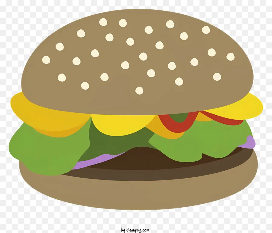 Гамбургер，Closeup PNG