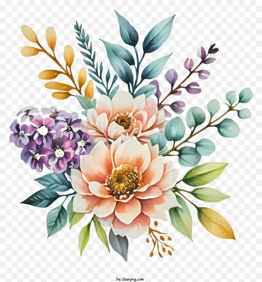 Bouquet Of Flowers，Розы PNG