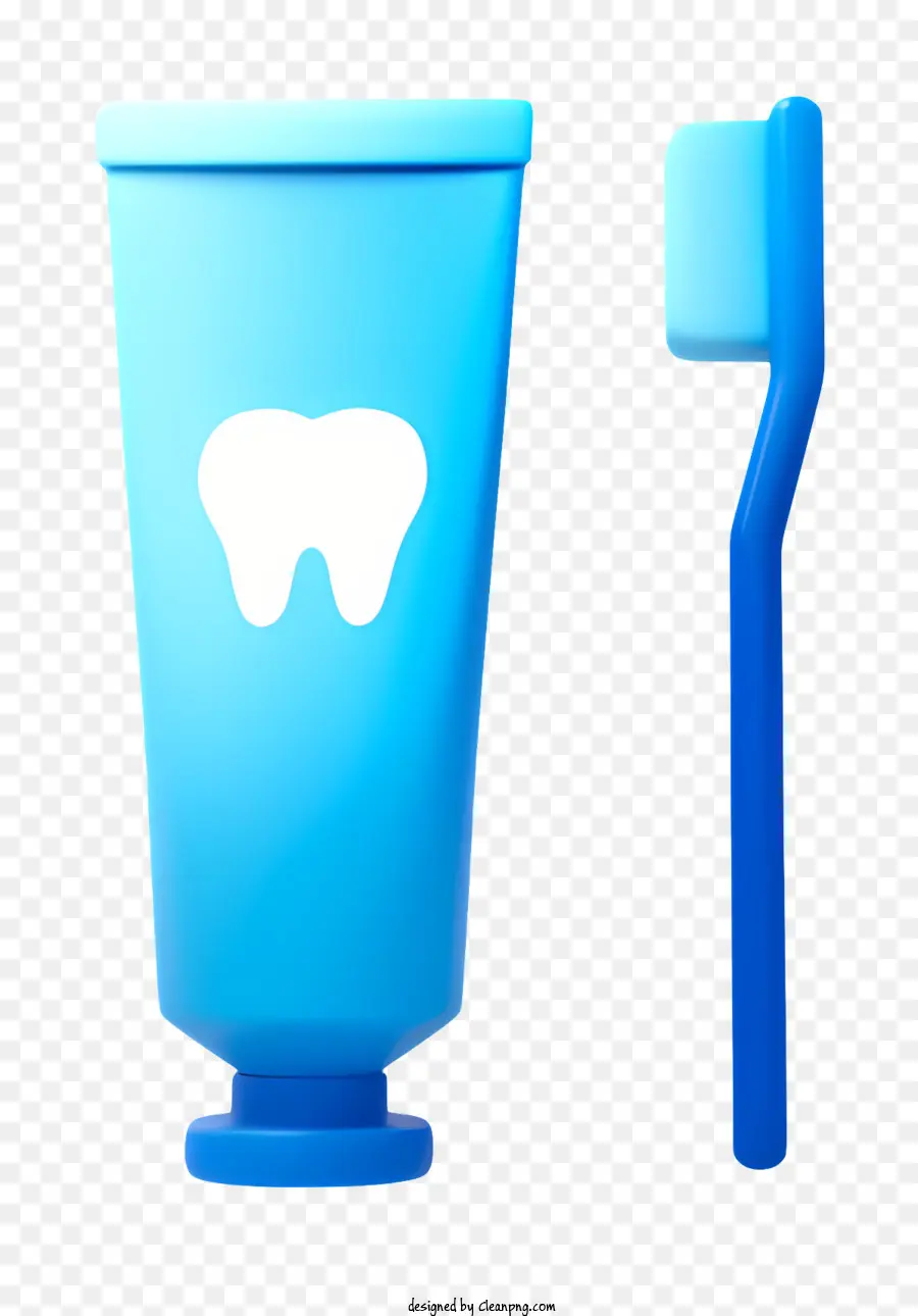 Зубная щетка，Голубая зубная щетка PNG