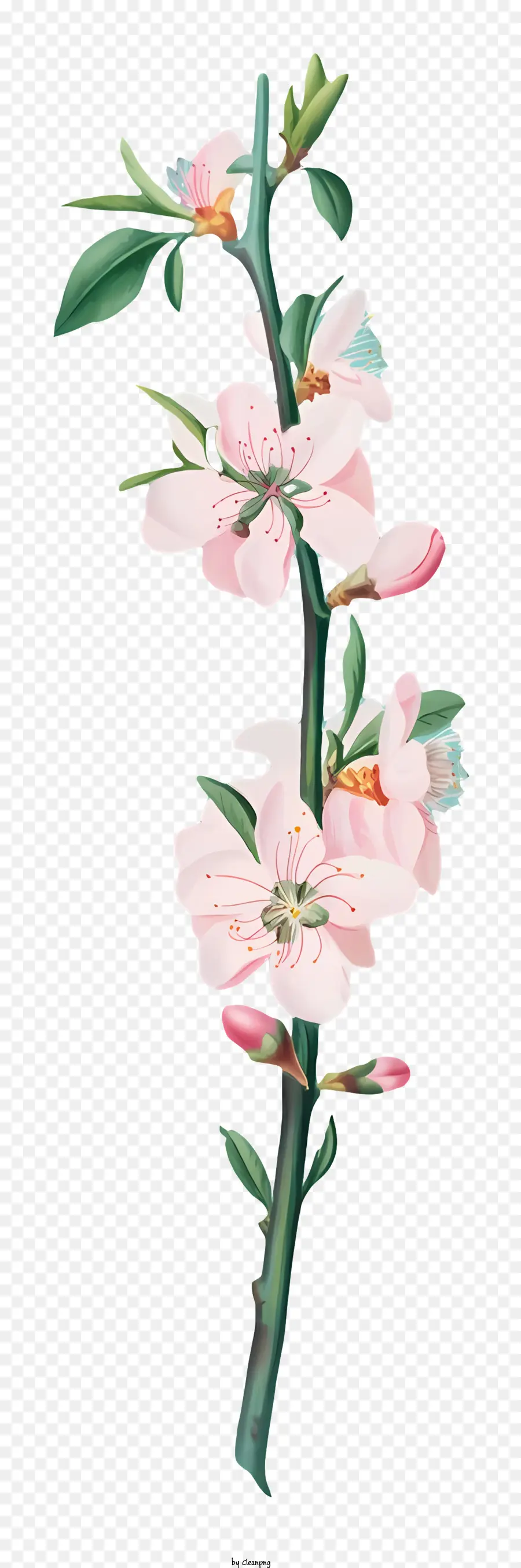 цветущее дерево，Розовые цветы PNG
